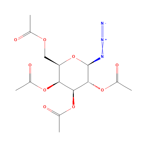 [(2R,3S,4S,5R,6R)-3,4,5-triacetyloxy-6-azidooxan-2-yl]methyl acetate (CAS: 13992-26-2) - Related Chemical Product