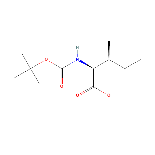 methyl (2S,3S)-3-methyl-2-[(2-methylpropan-2-yl)oxycarbonylamino]pentanoate (CAS: 17901-01-8) - Related Chemical Product