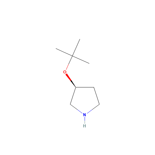 (3S)-3-[(2-methylpropan-2-yl)oxy]pyrrolidine (CAS: 1104643-25-5) - Related Chemical Product