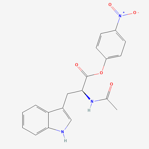 (4-nitrophenyl) (2S)-2-acetamido-3-(1H-indol-3-yl)propanoate (CAS: 14009-92-8) - Related Chemical Product