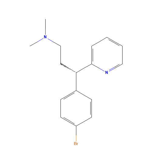 (3S)-3-(4-bromophenyl)-N,N-dimethyl-3-pyridin-2-ylpropan-1-amine (CAS: 132-21-8) - Related Chemical Product