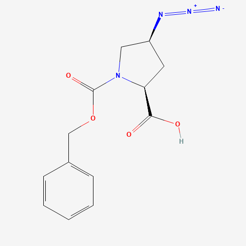 (2S,4S)-4-azido-1-phenylmethoxycarbonylpyrrolidine-2-carboxylic acid (CAS: 1155262-85-3) - Related Chemical Product