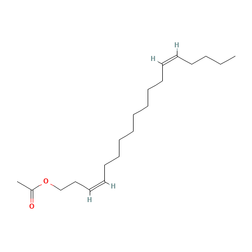 [(3Z,13Z)-octadeca-3,13-dienyl] acetate (CAS: 53120-27-7) - Chemical Structure and Molecular Formula 