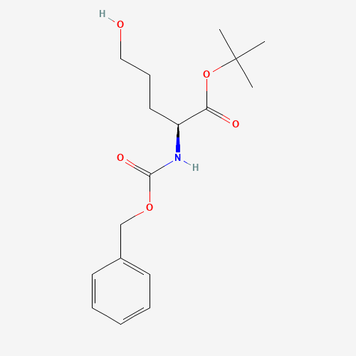 tert-butyl (2S)-5-hydroxy-2-(phenylmethoxycarbonylamino)pentanoate (CAS: 124620-51-5) - Related Chemical Product
