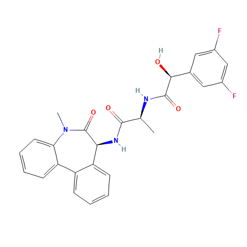(2S)-2-[[(2S)-2-(3,5-difluorophenyl)-2-hydroxyacetyl]amino]-N-[(7S)-5-methyl-6-oxo-7H-benzo[d][1]benzazepin-7-yl]propanamide (CAS: 209984-57-6) - Related Chemical Product