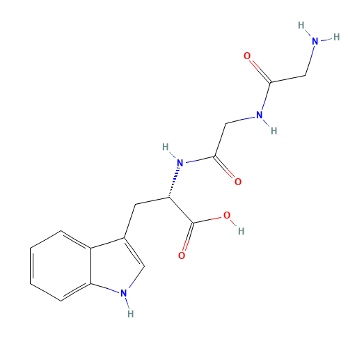 (2S)-2-[[2-[(2-aminoacetyl)amino]acetyl]amino]-3-(1H-indol-3-yl)propanoic acid (CAS: 20762-32-7) - Related Chemical Product