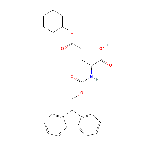 (2S)-5-cyclohexyloxy-2-(9H-fluoren-9-ylmethoxycarbonylamino)-5-oxopentanoic acid (CAS: 150047-85-1) - Related Chemical Product