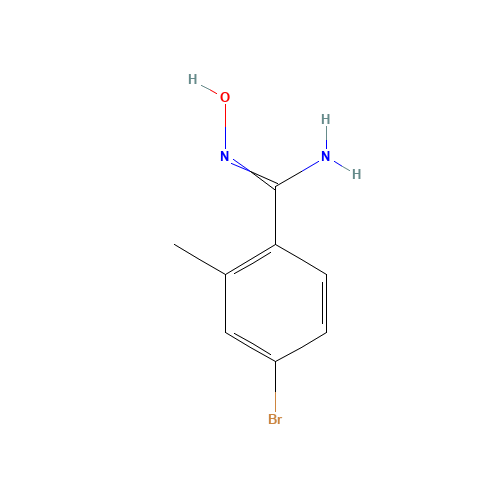 4-bromo-N'-hydroxy-2-methylbenzenecarboximidamide (CAS: 635702-27-1) - Related Chemical Product
