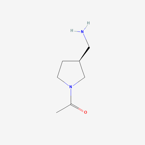 1-[(3S)-3-(aminomethyl)pyrrolidin-1-yl]ethanone (CAS: 1240187-28-3) - Related Chemical Product