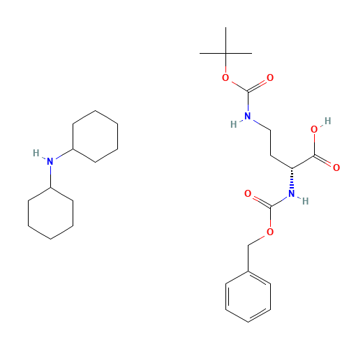 N-cyclohexylcyclohexanamine;(2R)-4-[(2-methylpropan-2-yl)oxycarbonylamino]-2-(phenylmethoxycarbonylamino)butanoic acid (CAS: 214852-61-6) - Related Chemical Product