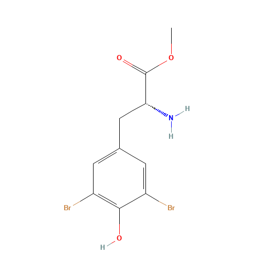 methyl (2R)-2-amino-3-(3,5-dibromo-4-hydroxyphenyl)propanoate (CAS: 173383-29-4) - Related Chemical Product