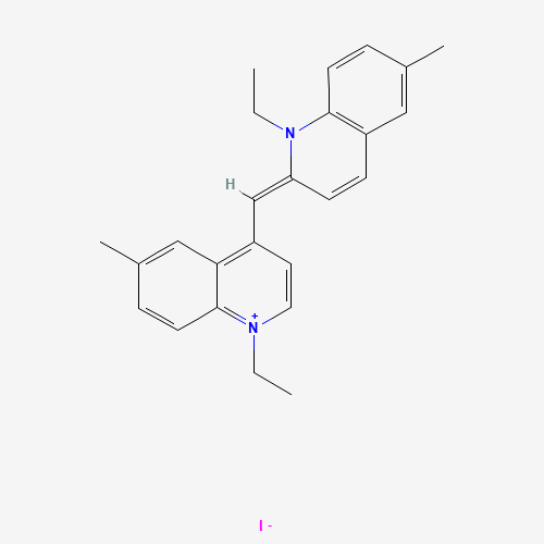 (2E)-1-ethyl-2-[(1-ethyl-6-methylquinolin-1-ium-4-yl)methylidene]-6-methylquinoline;iodide (CAS: 6270-81-1) - Related Chemical Product