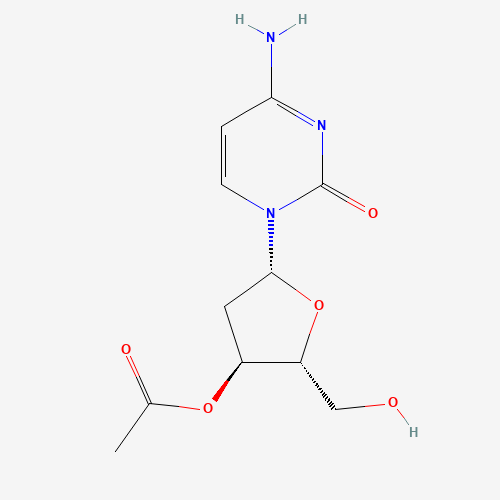 [(2R,3S,5R)-5-(4-amino-2-oxopyrimidin-1-yl)-2-(hydroxymethyl)oxolan-3-yl] acetate (CAS: 72560-69-1) - Related Chemical Product