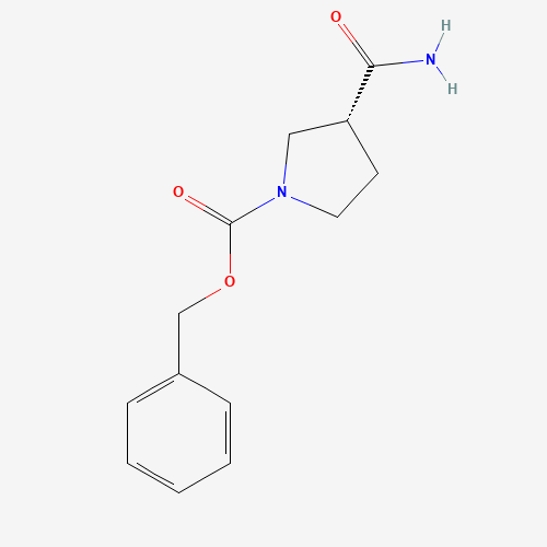 benzyl (3R)-3-carbamoylpyrrolidine-1-carboxylate (CAS: 1217835-98-7) - Related Chemical Product