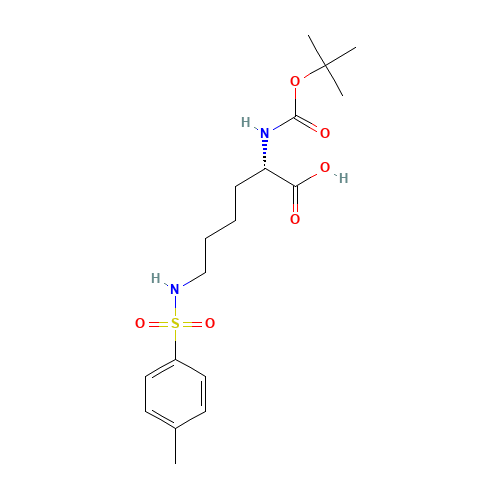 (2S)-6-[(4-methylphenyl)sulfonylamino]-2-[(2-methylpropan-2-yl)oxycarbonylamino]hexanoic acid (CAS: 13734-29-7) - Related Chemical Product