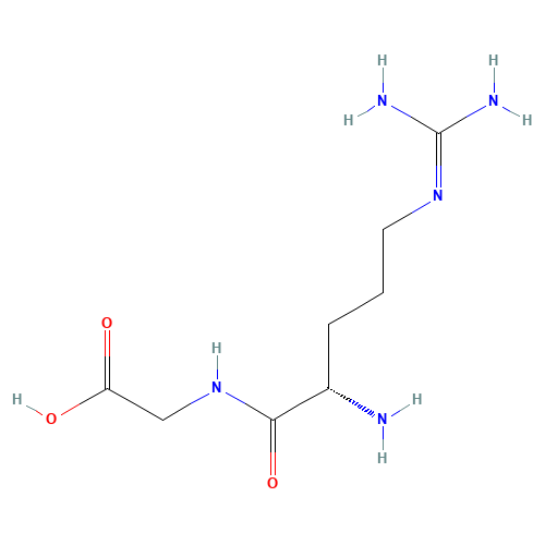 2-[[(2S)-2-amino-5-(diaminomethylideneamino)pentanoyl]amino]acetic acid (CAS: 108347-93-9) - Related Chemical Product