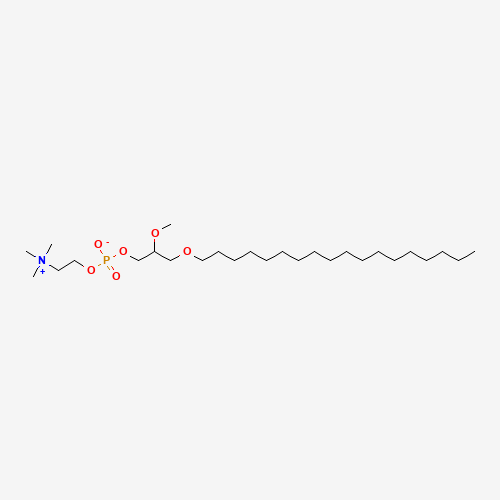 [(2R)-2-methoxy-3-octadecoxypropyl] 2-(trimethylazaniumyl)ethyl phosphate (CAS: 70641-51-9) - Related Chemical Product