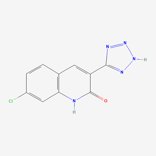 (3Z)-7-chloro-3-(1,2-dihydrotetrazol-5-ylidene)quinolin-2-one (CAS: 150584-62-6) - Related Chemical Product
