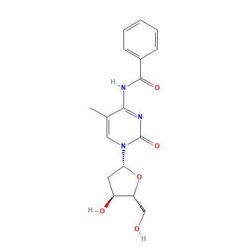 N-[1-[(2R,4S,5R)-4-hydroxy-5-(hydroxymethyl)oxolan-2-yl]-5-methyl-2-oxopyrimidin-4-yl]benzamide (CAS: 104579-02-4) - Related Chemical Product