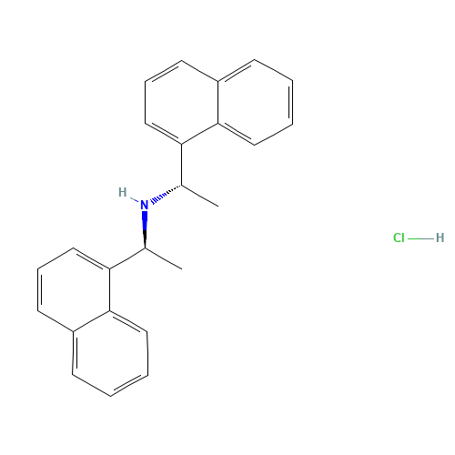 (1S)-1-naphthalen-1-yl-N-[(1S)-1-naphthalen-1-ylethyl]ethanamine;hydrochloride (CAS: 171867-34-8) - Related Chemical Product