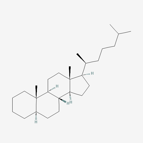 (5R,8R,9S,10S,13R,14S,17R)-10,13-dimethyl-17-[(2S)-6-methylheptan-2-yl]-2,3,4,5,6,7,8,9,11,12,14,15,16,17-tetradecahydro-1H-cyclopenta[a]phenanthrene (CAS: 41083-75-4) - Related Chemical Product