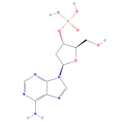 [(2R,3S,5R)-5-(6-aminopurin-9-yl)-2-(hydroxymethyl)oxolan-3-yl] dihydrogen phosphate (CAS: 15731-72-3) - Related Chemical Product