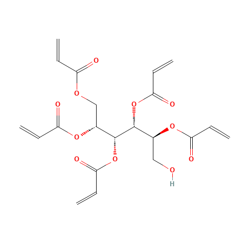 [(2R,3R,4R,5S)-6-hydroxy-2,3,4,5-tetra(prop-2-enoyloxy)hexyl] prop-2-enoate (CAS: 53123-67-4) - Related Chemical Product