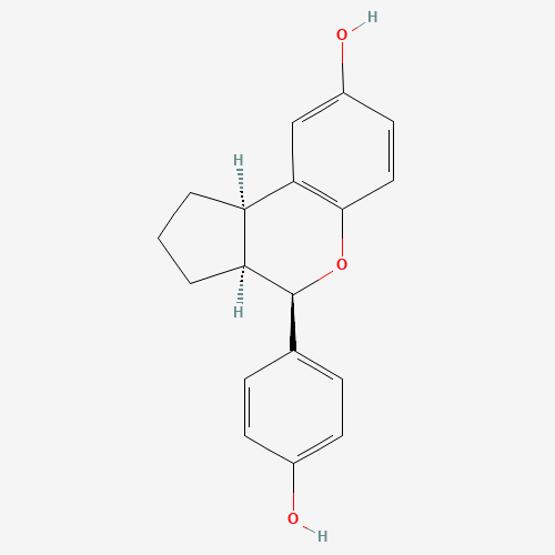 (3aS,4R,9bR)-4-(4-hydroxyphenyl)-1,2,3,3a,4,9b-hexahydrocyclopenta[c]chromen-8-ol (CAS: 533884-09-2) - Related Chemical Product