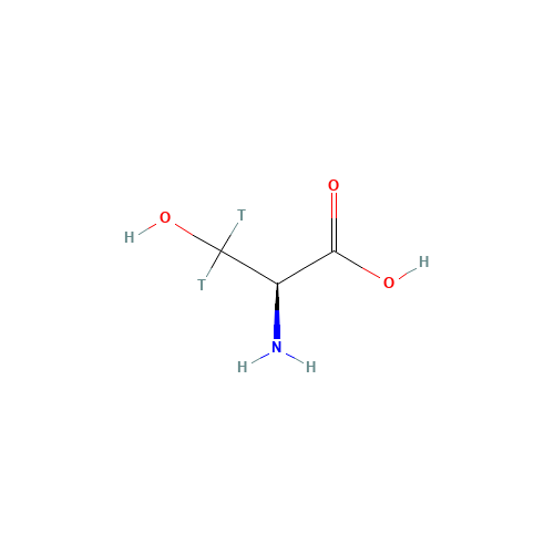 (2S)-2-amino-3-hydroxy-3,3-ditritiopropanoic acid (CAS: 83245-15-2) - Related Chemical Product