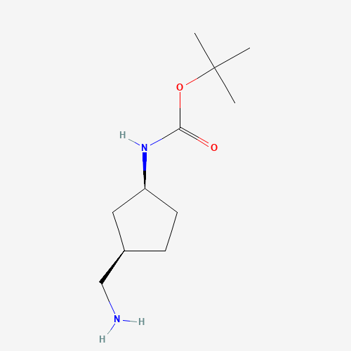 tert-butyl N-[(1S,3R)-3-(aminomethyl)cyclopentyl]carbamate (CAS: 774213-03-5) - Related Chemical Product