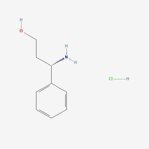 (3S)-3-amino-3-phenylpropan-1-ol;hydrochloride (CAS: 936499-93-3) - Chemical Structure and Molecular Formula 