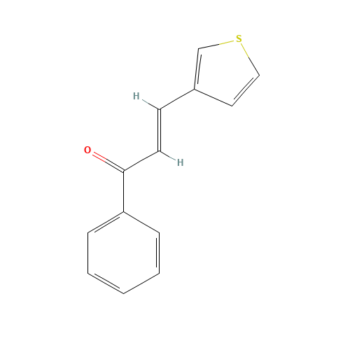 (E)-1-phenyl-3-thiophen-3-ylprop-2-en-1-one (CAS: 106522-00-3) - Related Chemical Product