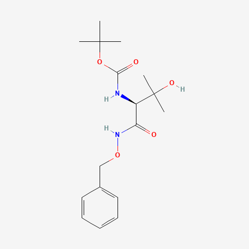 tert-butyl N-[(2S)-3-hydroxy-3-methyl-1-oxo-1-(phenylmethoxyamino)butan-2-yl]carbamate (CAS: 102507-19-7) - Related Chemical Product
