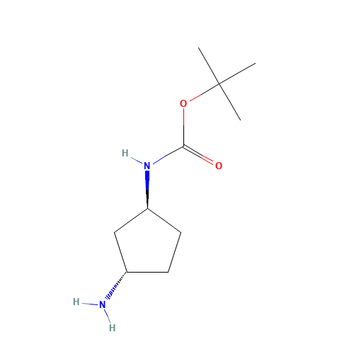 tert-butyl N-[(1S,3S)-3-aminocyclopentyl]carbamate (CAS: 645400-44-8) - Related Chemical Product