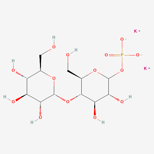 dipotassium;[(3R,4R,5S,6R)-3,4-dihydroxy-6-(hydroxymethyl)-5-[(2R,3R,4S,5S,6R)-3,4,5-trihydroxy-6-(hydroxymethyl)oxan-2-yl]oxyoxan-2-yl] phosphate (CAS: 104808-98-2) - Related Chemical Product