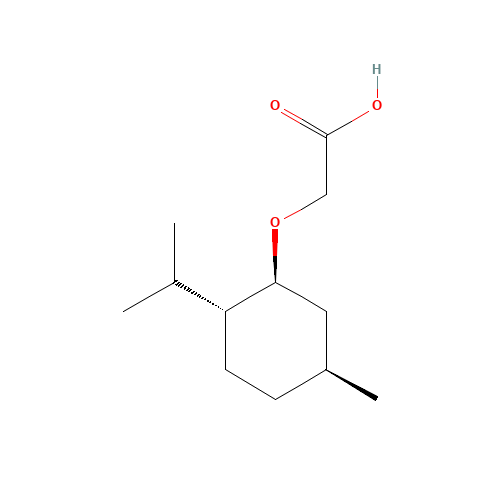 2-[(1S,2R,5S)-5-methyl-2-propan-2-ylcyclohexyl]oxyacetic acid (CAS: 94133-41-2) - Related Chemical Product