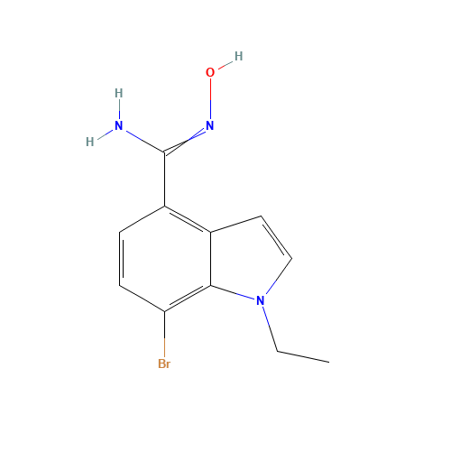 7-bromo-1-ethyl-N'-hydroxyindole-4-carboximidamide (CAS: 1258959-85-1) - Related Chemical Product