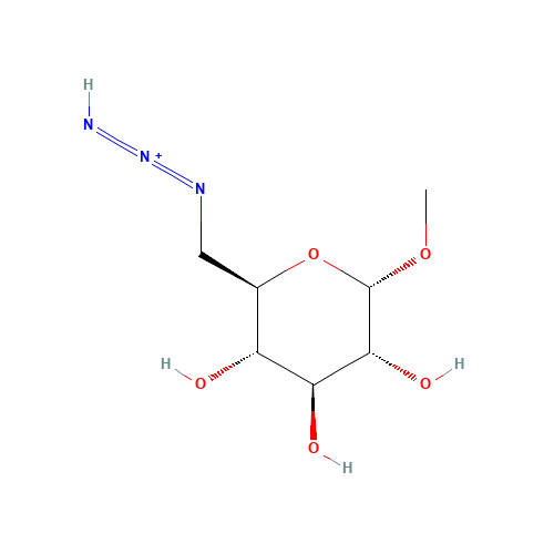 (2R,3S,4S,5R,6S)-2-(azidomethyl)-6-methoxyoxane-3,4,5-triol (CAS: 23701-87-3) - Related Chemical Product