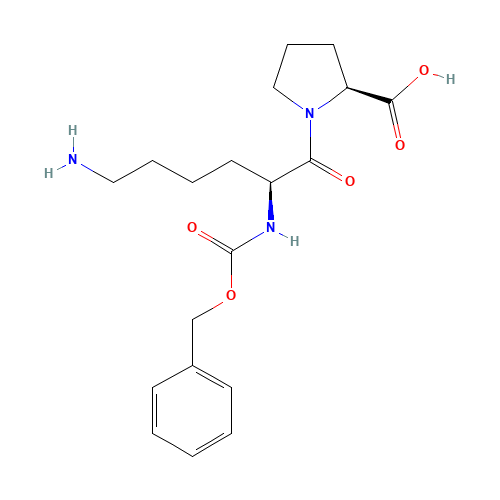 (2S)-1-[(2S)-6-amino-2-(phenylmethoxycarbonylamino)hexanoyl]pyrrolidine-2-carboxylic acid (CAS: 42001-60-5) - Related Chemical Product