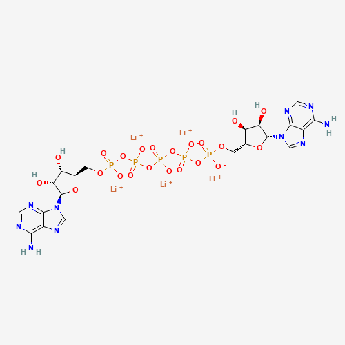 pentalithium;bis[[[(2R,3S,4R,5R)-5-(6-aminopurin-9-yl)-3,4-dihydroxyoxolan-2-yl]methoxy-oxidophosphoryl]oxy-oxidophosphoryl] phosphate (CAS: 94108-02-8) - Related Chemical Product