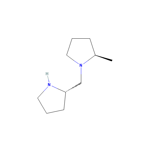 (2R)-2-methyl-1-[[(2S)-pyrrolidin-2-yl]methyl]pyrrolidine (CAS: 867256-73-3) - Chemical Structure and Molecular Formula 