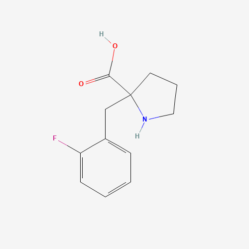 (2S)-2-[(2-fluorophenyl)methyl]pyrrolidine-2-carboxylic acid (CAS: 1048028-91-6) - Related Chemical Product