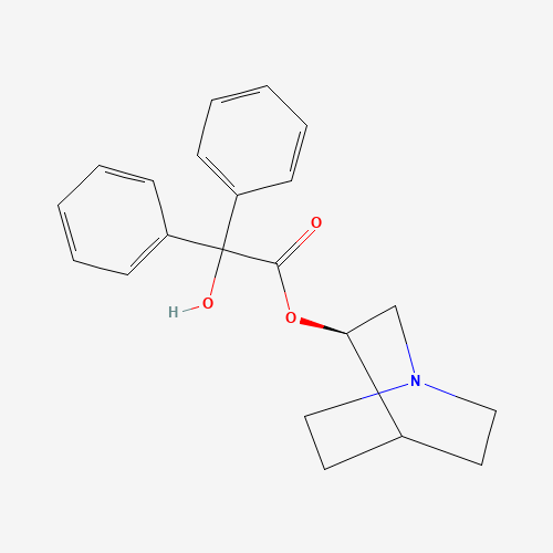 [(3R)-1-azabicyclo[2.2.2]octan-3-yl] 2-hydroxy-2,2-diphenylacetate (CAS: 62869-69-6) - Related Chemical Product