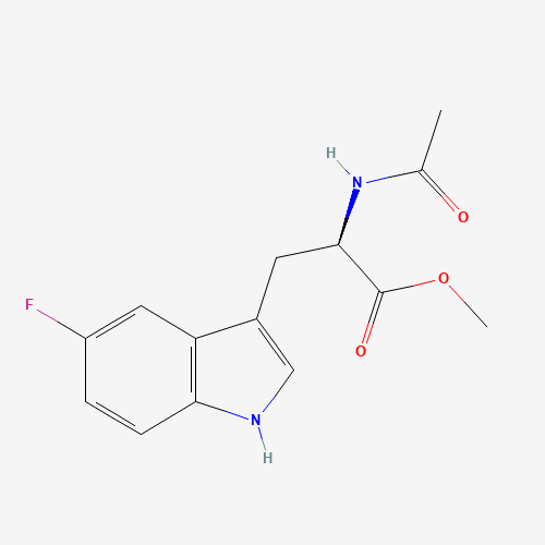 methyl (2R)-2-acetamido-3-(5-fluoro-1H-indol-3-yl)propanoate (CAS: 114872-80-9) - Related Chemical Product