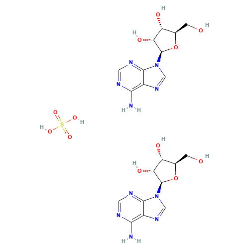 (2R,3R,4S,5R)-2-(6-aminopurin-9-yl)-5-(hydroxymethyl)oxolane-3,4-diol;sulfuric acid (CAS: 64503-27-1) - Related Chemical Product