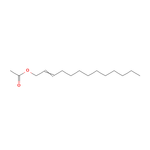[(E)-tridec-2-enyl] acetate (CAS: 68480-26-2) - Chemical Structure and Molecular Formula 