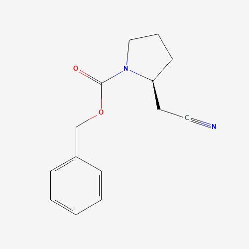 benzyl (2S)-2-(cyanomethyl)pyrrolidine-1-carboxylate (CAS: 72500-25-5) - Related Chemical Product