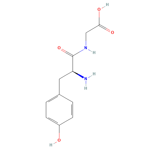 2-[[(2S)-2-amino-3-(4-hydroxyphenyl)propanoyl]amino]acetic acid (CAS: 673-08-5) - Related Chemical Product