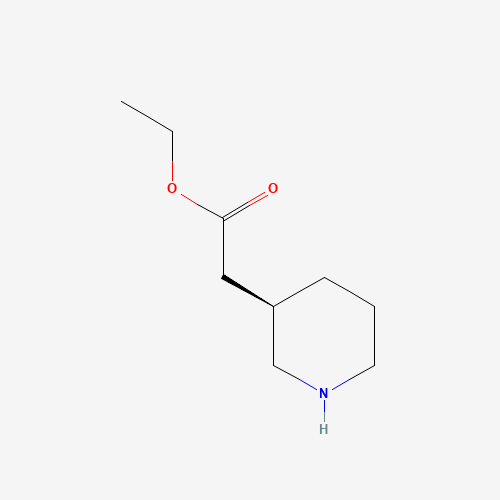 ethyl 2-[(3R)-piperidin-3-yl]acetate (CAS: 188883-57-0) - Related Chemical Product
