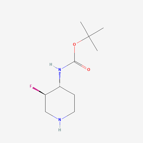 tert-butyl N-[(3R,4R)-3-fluoropiperidin-4-yl]carbamate (CAS: 1268520-95-1) - Related Chemical Product